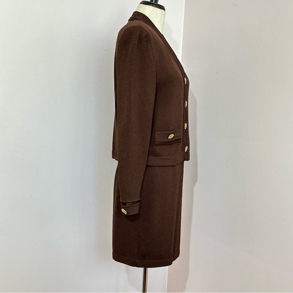 St. John Collection Marie Gray Skirt Suit 2 - Picture 2 of 6